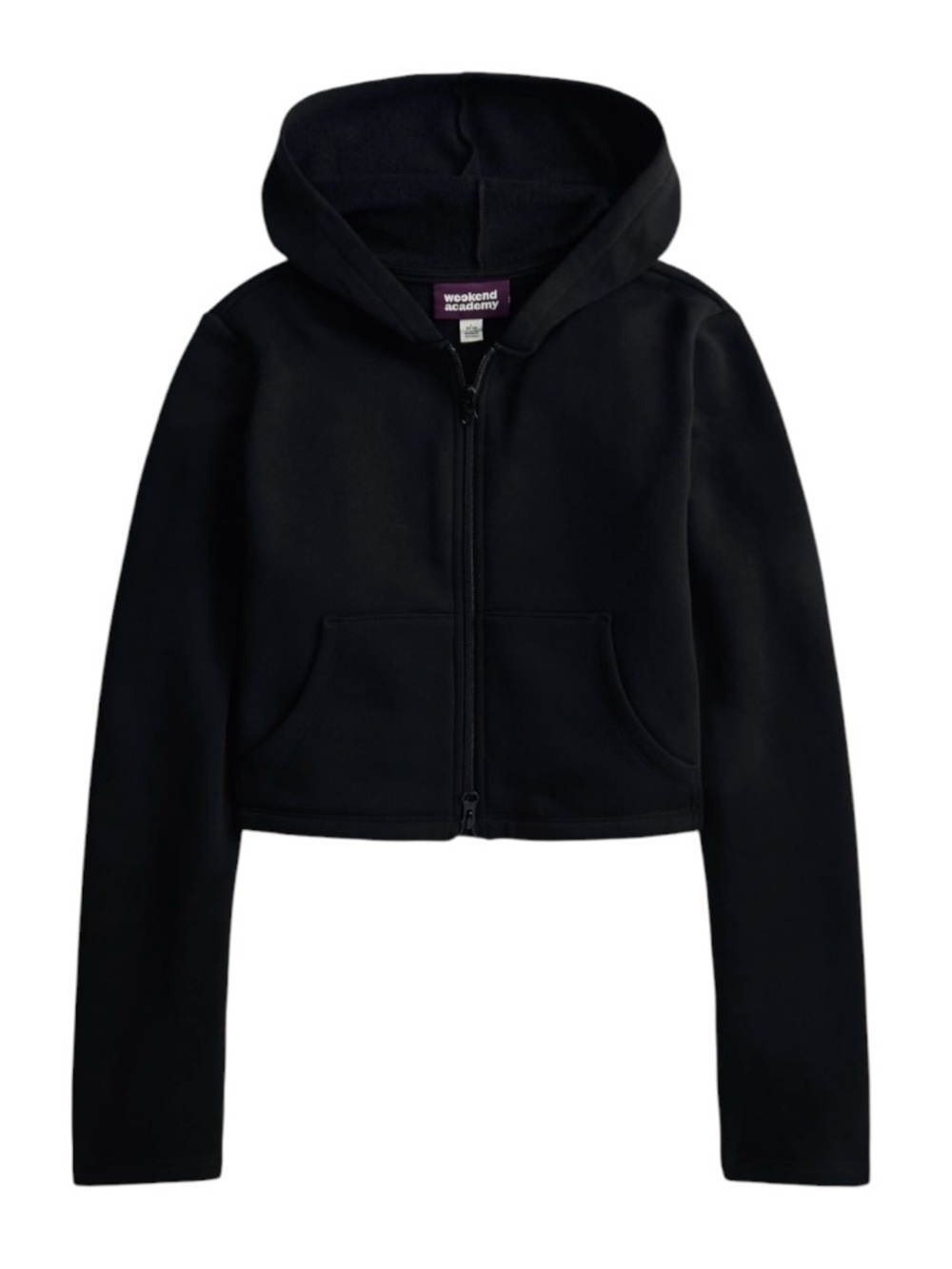 Girl’s Cropped Zip Up Hoodie from Weekend Academy